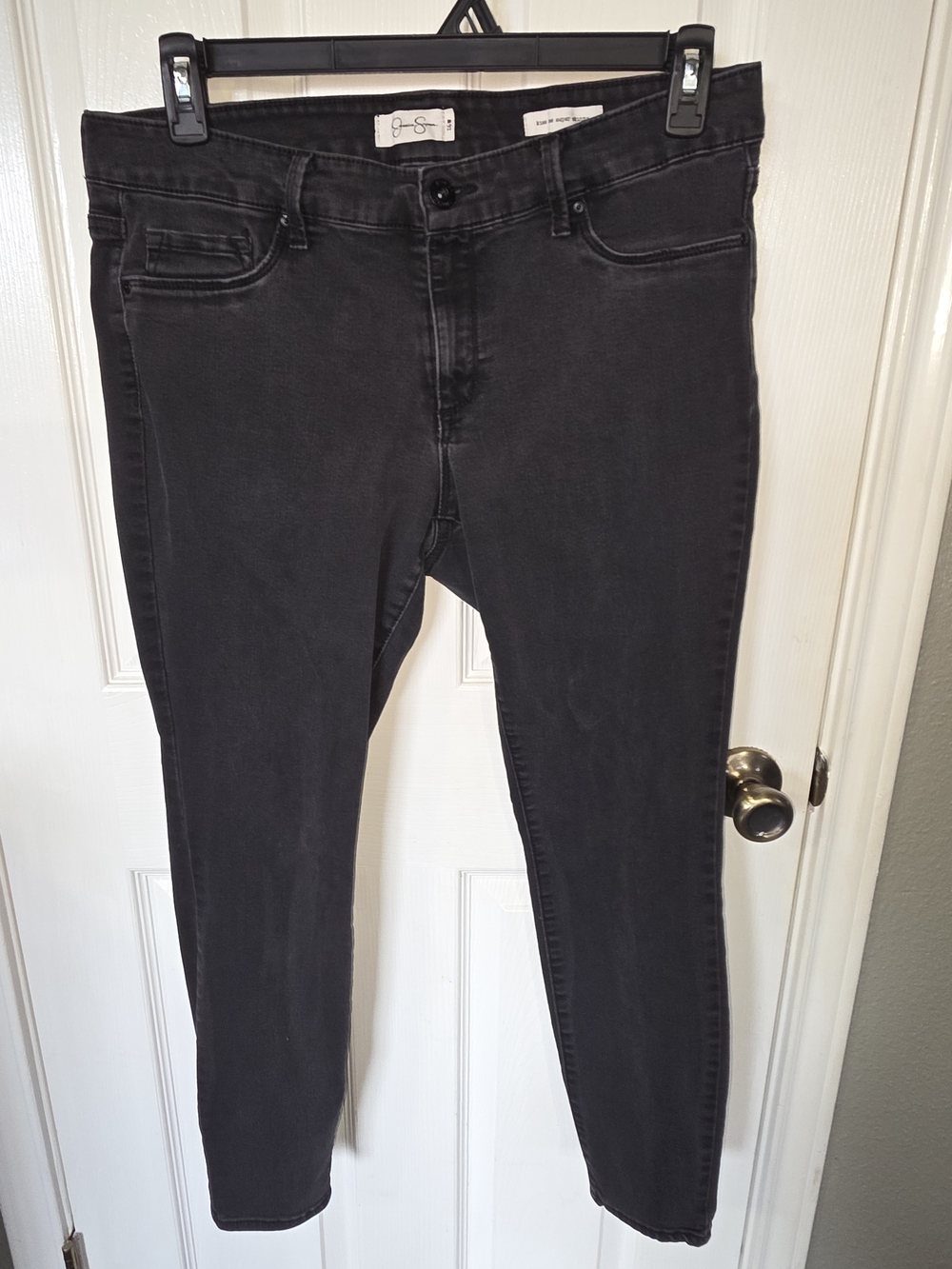 Jessica Simpson Washed Black Skinny Jeans